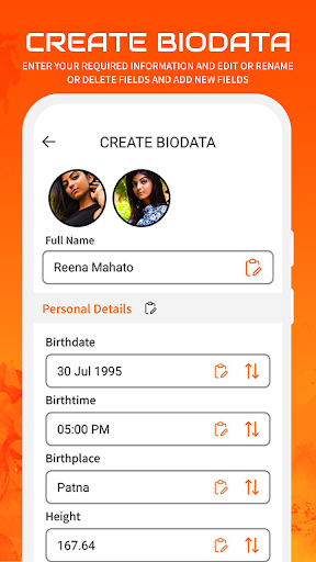 Marriage Biodata Maker Screen 3