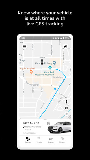 Motion for Audi connect Screen 3