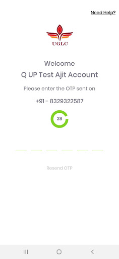 UGLC App Screen 2