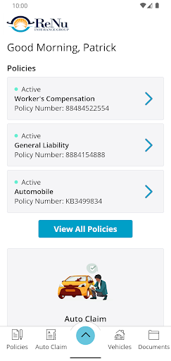 ReNu Insurance Group Online Screen 2