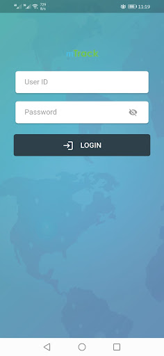 Android application mTrack screenshort