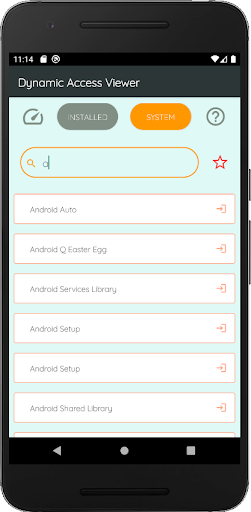 Dynamic Access Viewer Screen 2