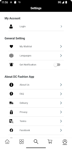 Android application DC screenshort