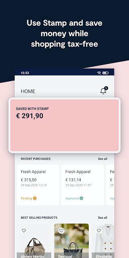 Android application Stamp – City duty free screenshort
