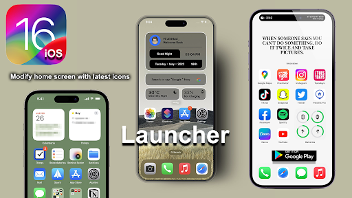 iOS 16 Launcher for iPhone