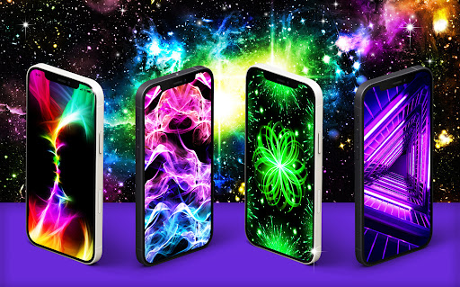 Android application Glowing live wallpaper screenshort