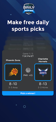 Android application Daily Pickem screenshort