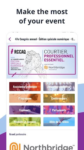 Android application RCCAQ Convention 2020 screenshort