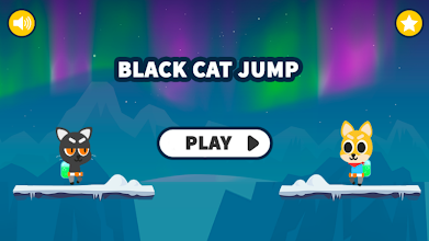 Black Cat Jump Platformer Kitty Hop Runner Aplikasi Di Google Play