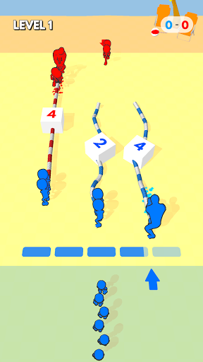 Android application Tug War 3D screenshort