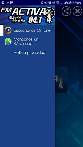 Android application Fm Activa 94.1 screenshort