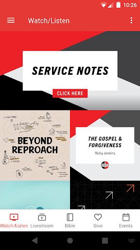 Android application The Grove Community Church screenshort