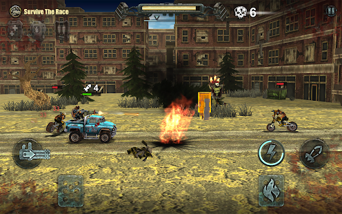 Dead Paradise Car Race Shooter screenshots apk mod 3