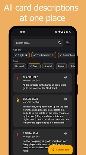 Android application Frantic Companion screenshort