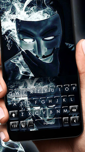 Android application Anonymous Smoke Keyboard Theme screenshort