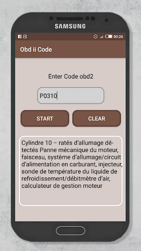 OBD ii Français Codes defaut obd2
