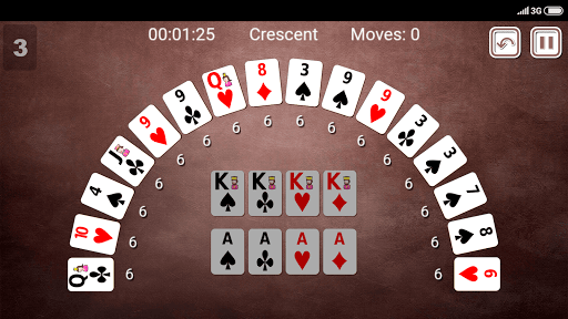 Crescent Solitaire Screen 2