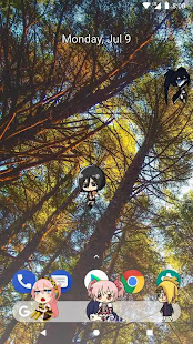 Akimeji: Shimeji, Chibis, Live Wallpaper over apps(圖4)-速報App