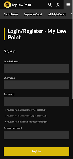 My Law Point - Latest Updates Screen 2