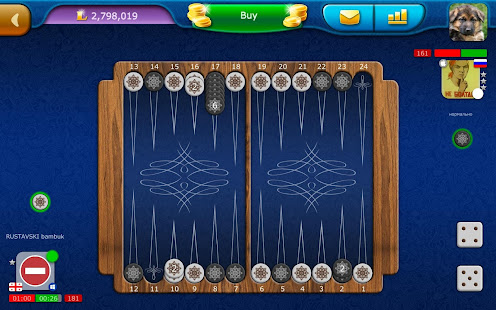 Backgammon LiveGames online screenshots 23
