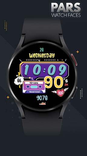 Pars 90s Digital Watch Face