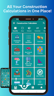 Construction Calculator A1 Pro لقطة شاشة