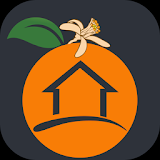 Homes in Orange icon