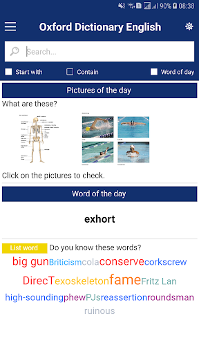 English Learners Dictionary Screen 2