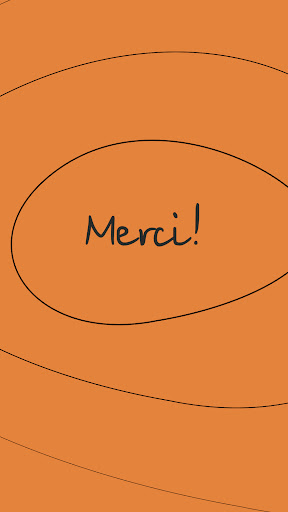 Android application Merci! screenshort