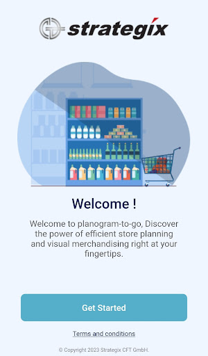 Android application planogram2go screenshort