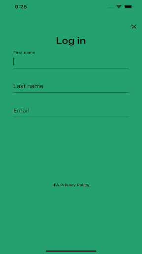 IFA Events Screen 3