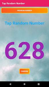 Tap Random Number