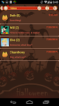 screenshot of Handcent 6 (Halloween 2013)