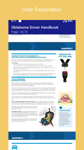 Android application 2023 Oklahoma Driver Manual screenshort