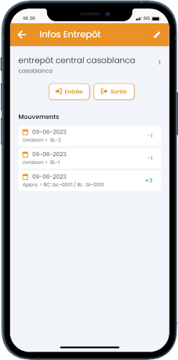 Booming ( Gestion de stock ) Screen 3