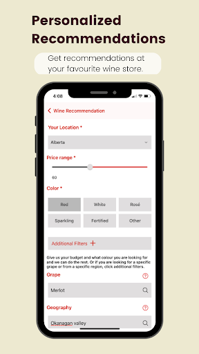 Wine Recommendations: Vino AI Screen 3