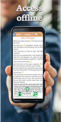 Android application Holy Bible NIV 1984 screenshort