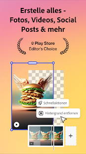 Adobe Express: KI Foto, Video Screenshot