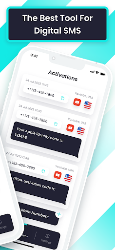 Second SMS Receive Code Screen 2