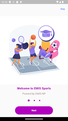 Android application EMIS Sports Coach screenshort