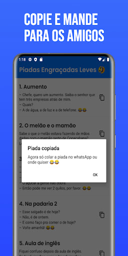 Piadas curtas e engraçadas Screen 3