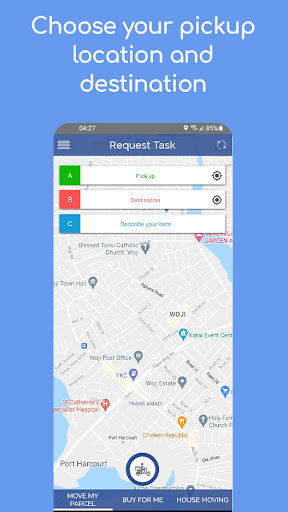 Android application HapiHyper Delivery screenshort