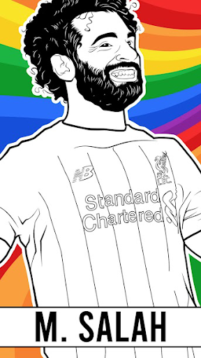 Football Players Coloring Book