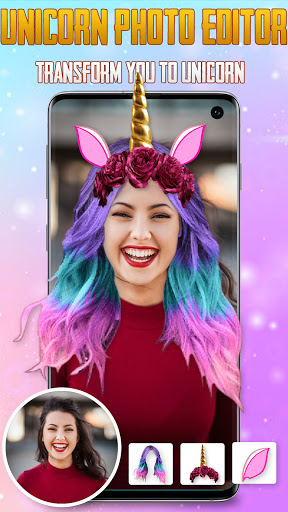 Android application Unicorn Photo Camera Editor screenshort