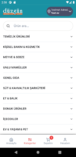 Düzgün Market Screen 2