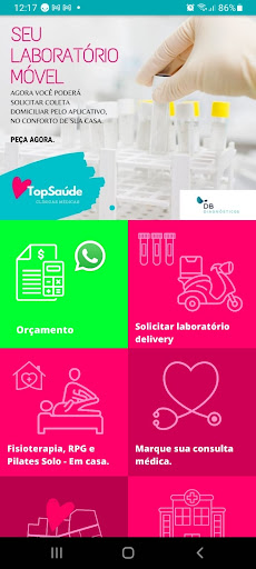 Android application TopSaúde App screenshort