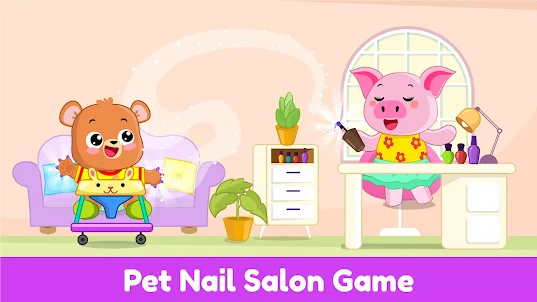 Pet Nail Salon Games Nail Art