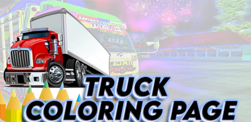 Android application Trucks Coloring Pages screenshort