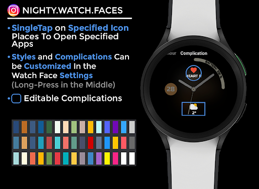Nighty Analog 07 - watch face screenshot 5