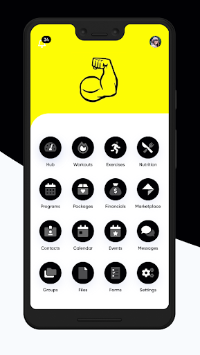 Android application Fitnessetc screenshort